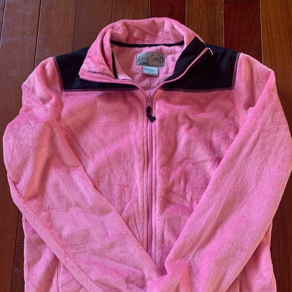 Amie Smith Pink Fleece Jacket - Picture 1 of 7